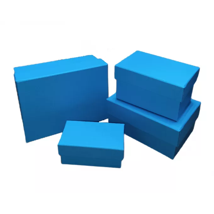 Коробка подарочная набор из 4 шт Прямоугольник БИРЮЗА 15*11*7 см
