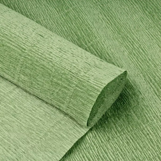 Бумага гофрированная простая 180гр 565 светло-зеленый