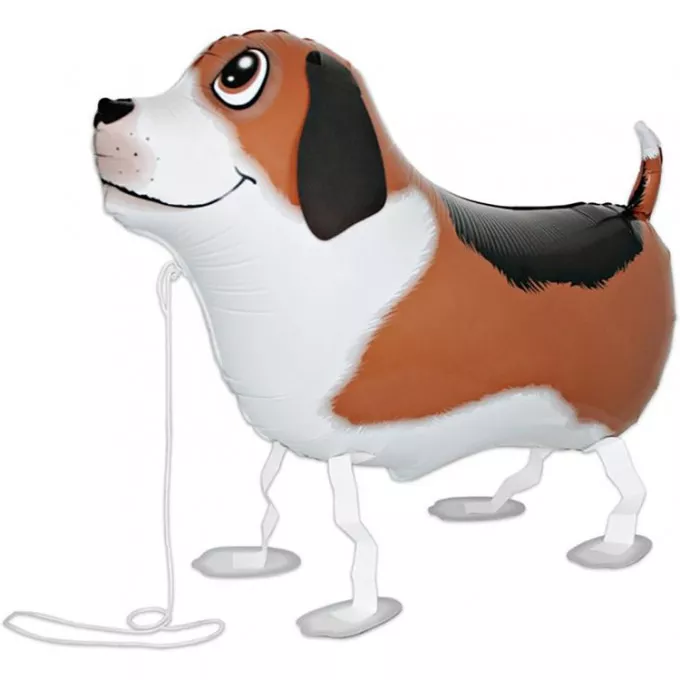 шар фольгированный фигура ходячая Собака