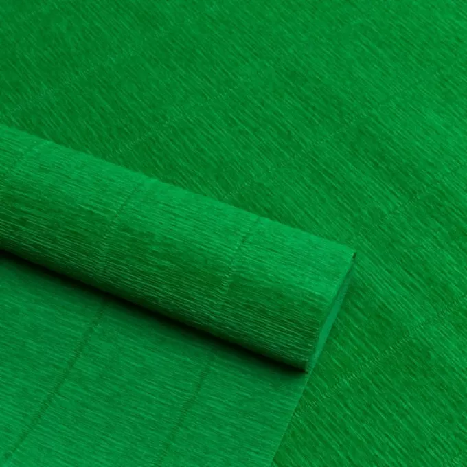 Бумага гофрированная простая 180гр 563 зеленая