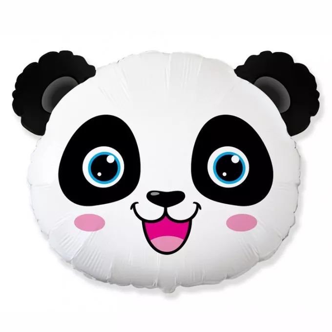Воздушный шар фольгированный 25" Голова Маленькая панда 64см
