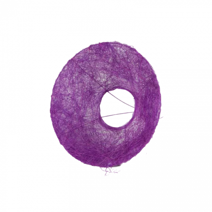 Каркас для букета сизаль гладкий 25см фиолетовый