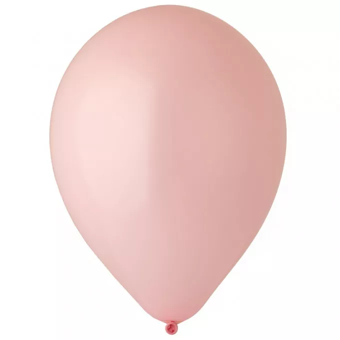 Воздушный шар латексный без рисунка12" Стандарт Macaron Pink Rose