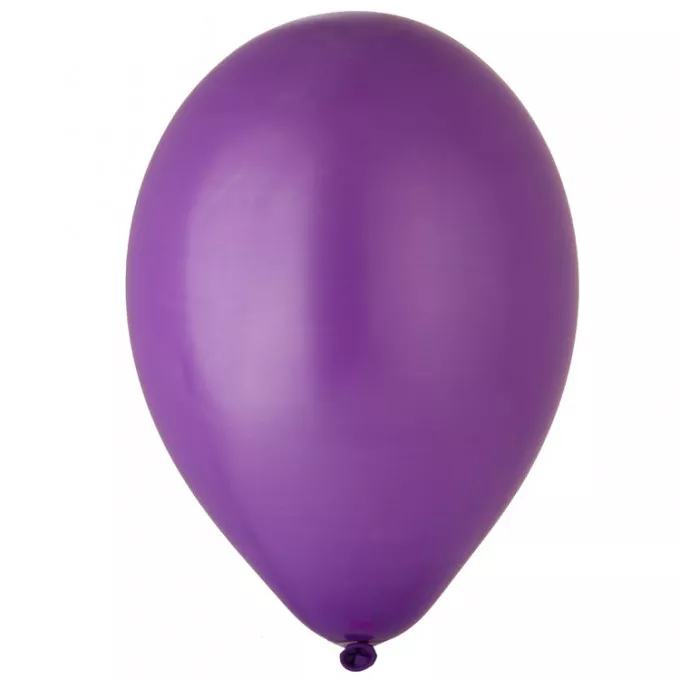Воздушный шар латексный без рисунка 12"/08 Пастель Фиолетовый/Purple