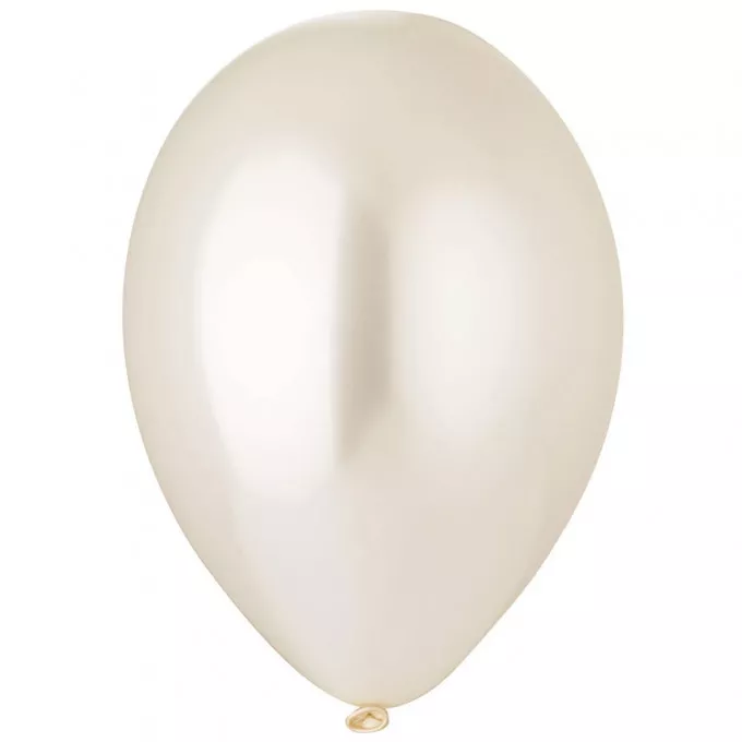Воздушный шар латексный без рисунка 12"/28 Металлик Жемчужный/Pearl