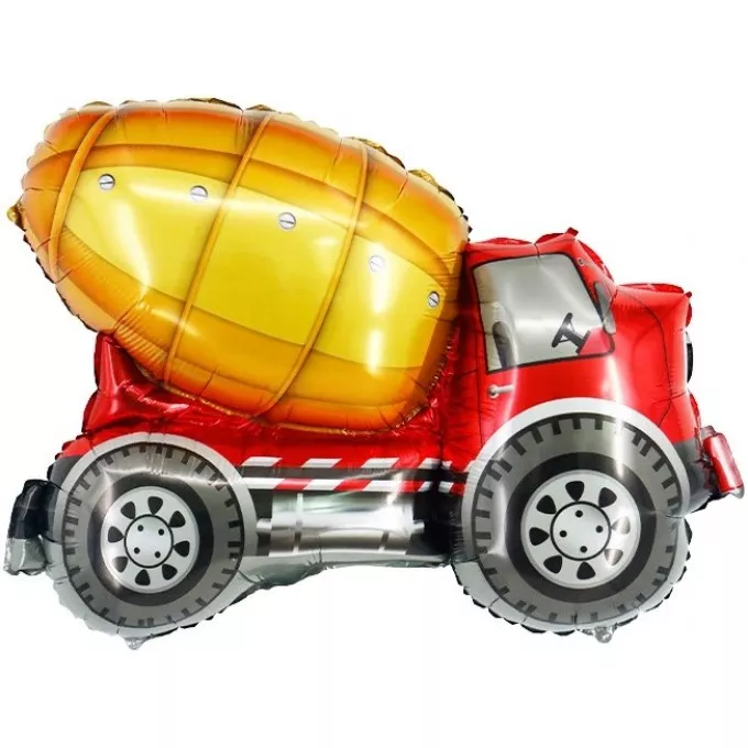 Воздушный шар фольгированный 14''/36 см Мини-фигура Бетономешалка