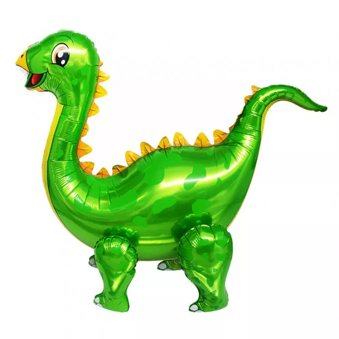 Воздушный шар фольгированный 36" Фигура AIR Динозавр Стегозавр зеленый 91 см