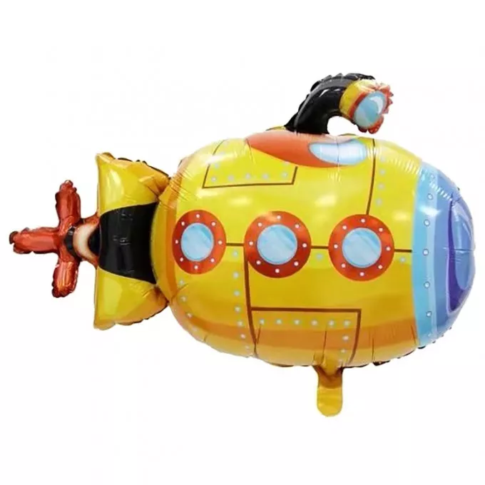 Водушный шар фольгированный 37" ФИГУРА Лодка подводная 95 см