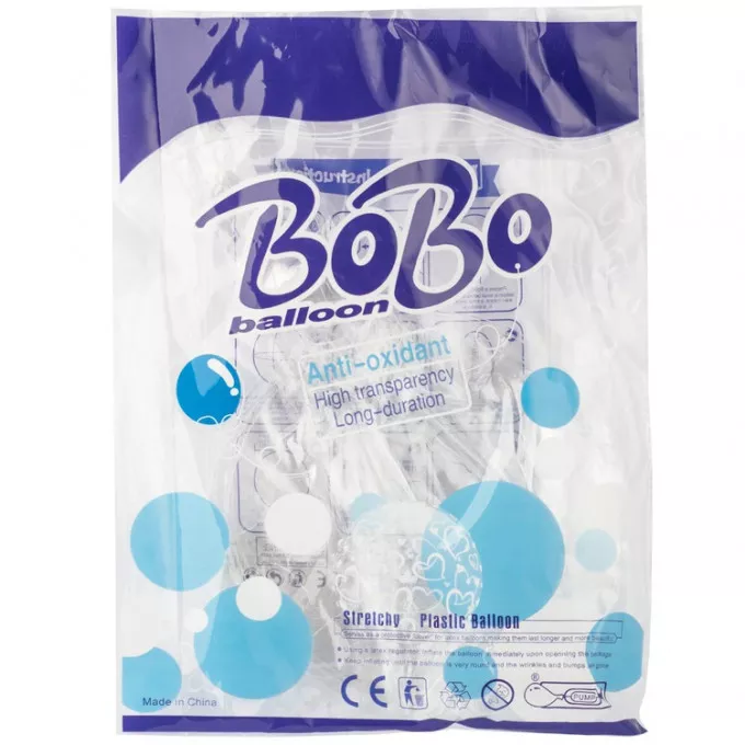 Воздушный шар BUBBLE BOBO СФЕРА 18" б/рис